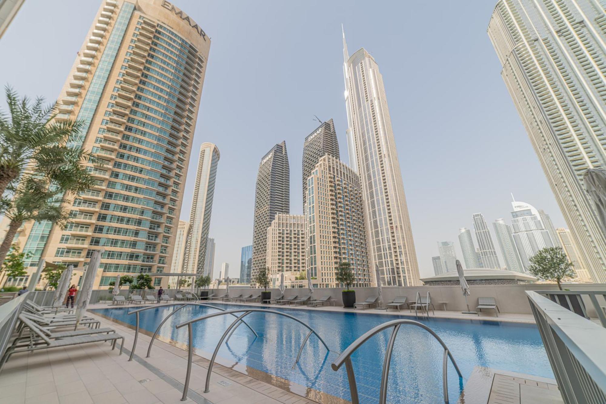 First Class 2Br With Full Dubai Boulevard View Exterior photo