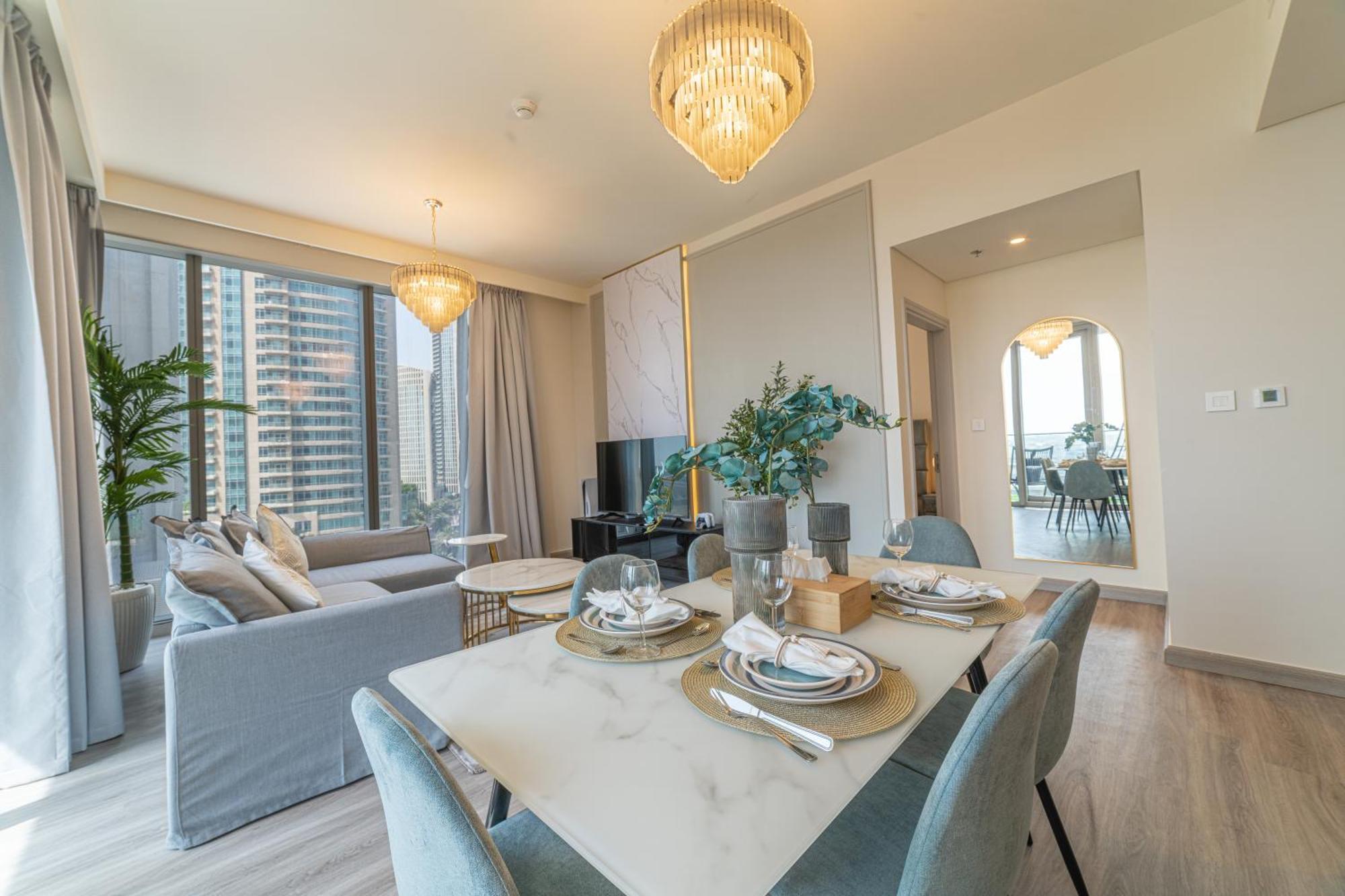 First Class 2Br With Full Dubai Boulevard View Exterior photo