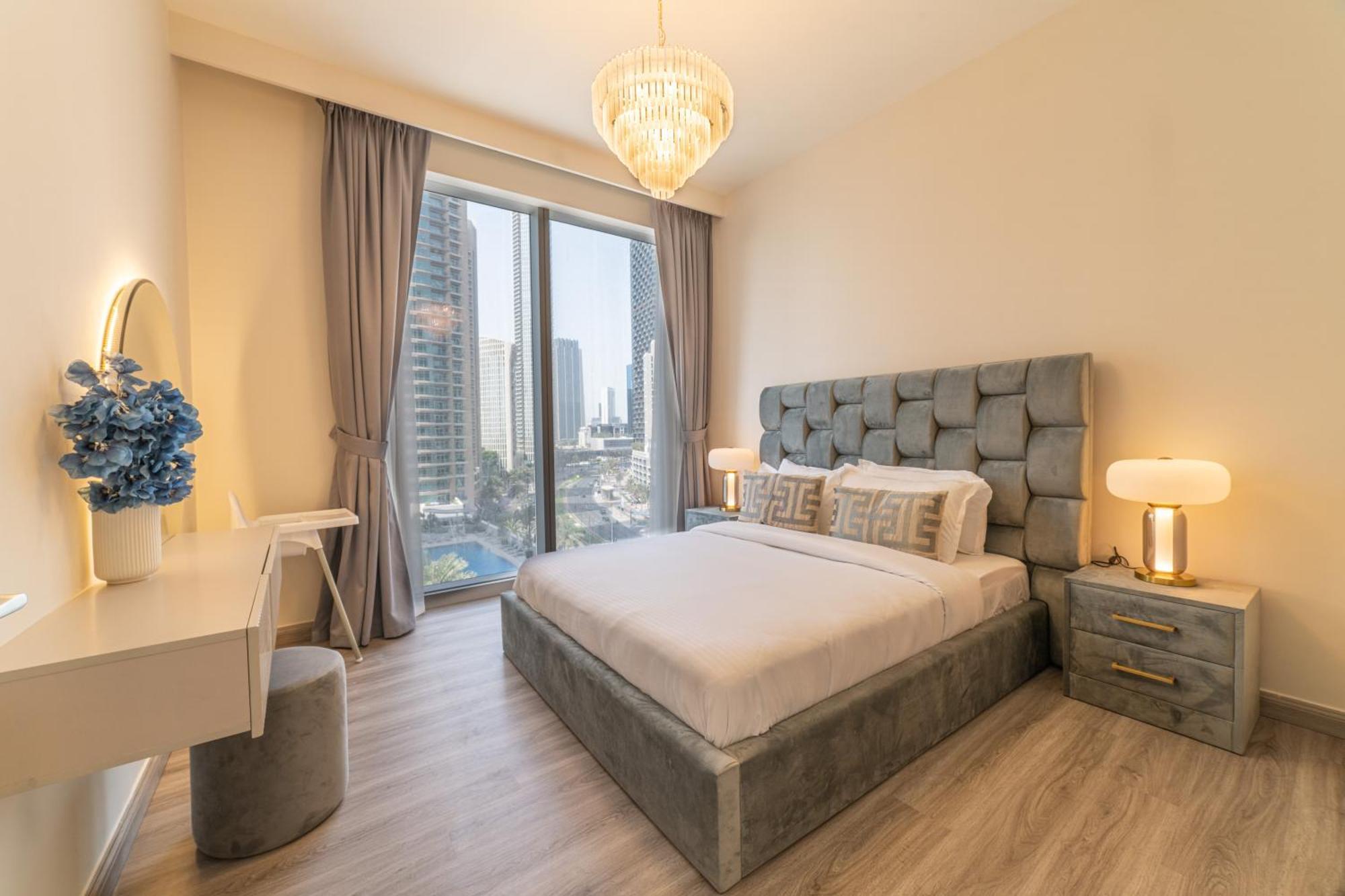 First Class 2Br With Full Dubai Boulevard View Exterior photo
